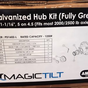 5L Galvanized Hub Kit